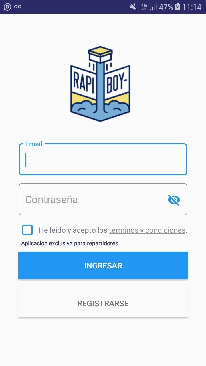 Run android online APK RAPIBOY | Repartidores from MyAndroid or emulate RAPIBOY | Repartidores using MyAndroid Run android online APK RAPIBOY | Repartidores from MyAndroid or emulate RAPIBOY | Repartidores using MyAndroid